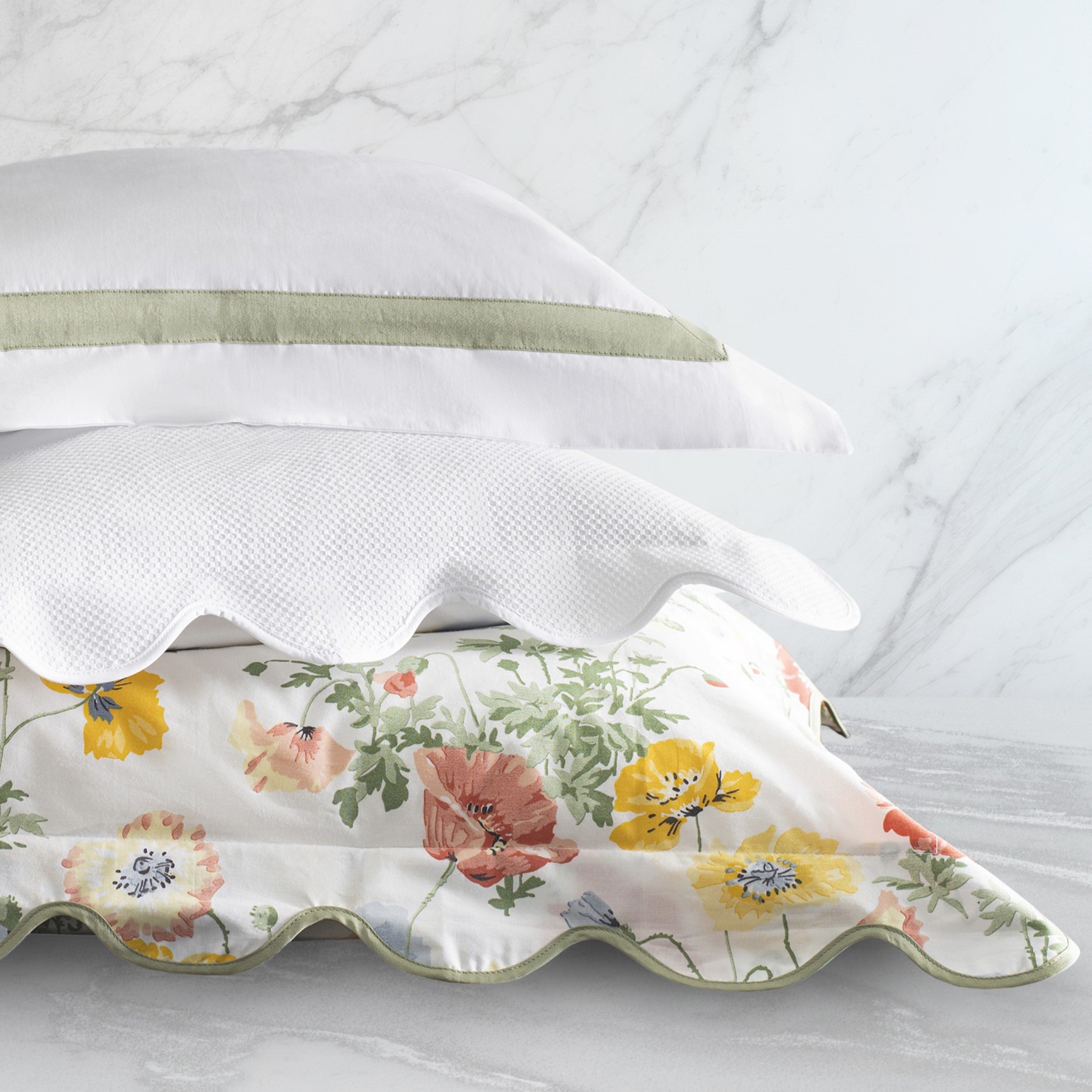 Poppies (Scalloped Hem)