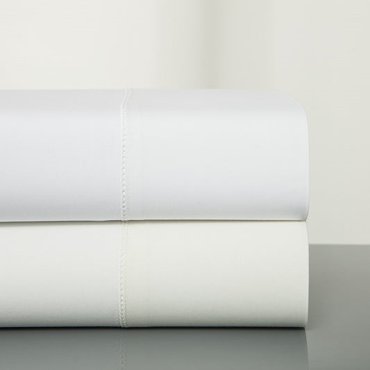 Aria Flat Sheet by Home Treasures | Italian Percale with Unparalleled Softness