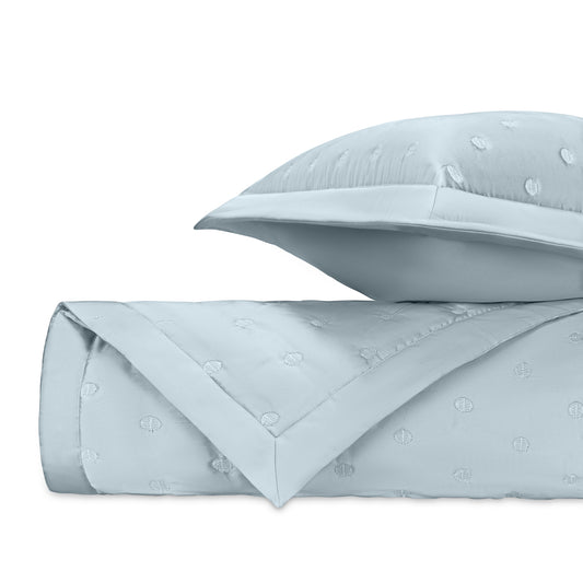 Cerchio Quilted Coverlet Sets in Royal Sateen by Home Treasures | Luxurious Italian Sateen, Handcrafted in the USA