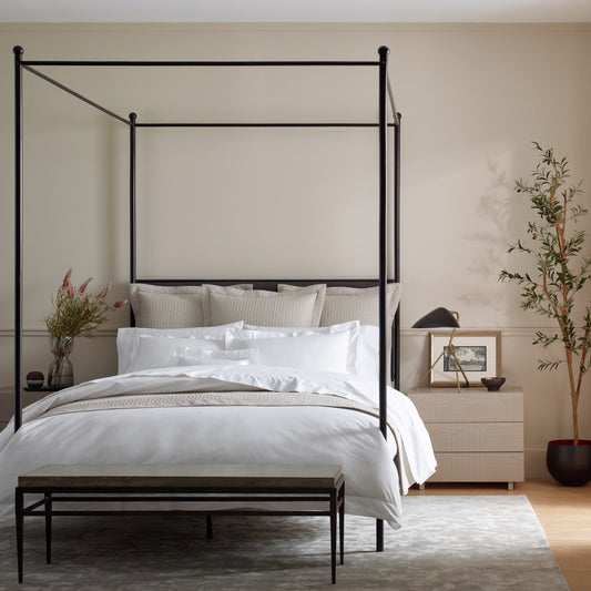 Darcy Quilted Coverlet Set | Luxury Italian Percale