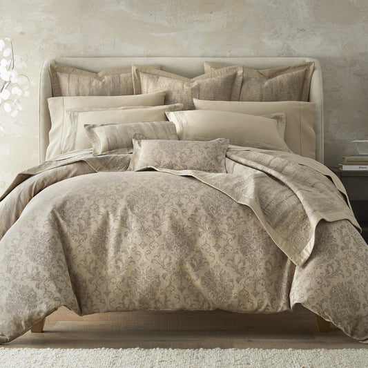 Wave Quilted Coverlet by Home Treasures | Exquisite Abstract Jacquard