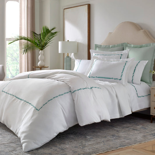 Cadence by Home Treasures| Elegant Embroidery, Handcrafted using the finest Italian fabrics