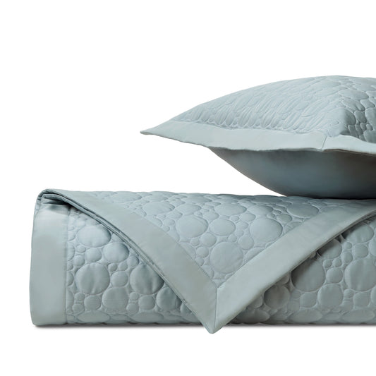 Globe Quilted Collection in Royal Sateen by Home Treasures | Made in the USA of the finest Italian fabrics