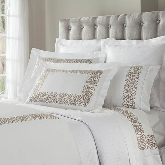 Jasmine by Home Treasures| Luxury Italian Embroidered Linens