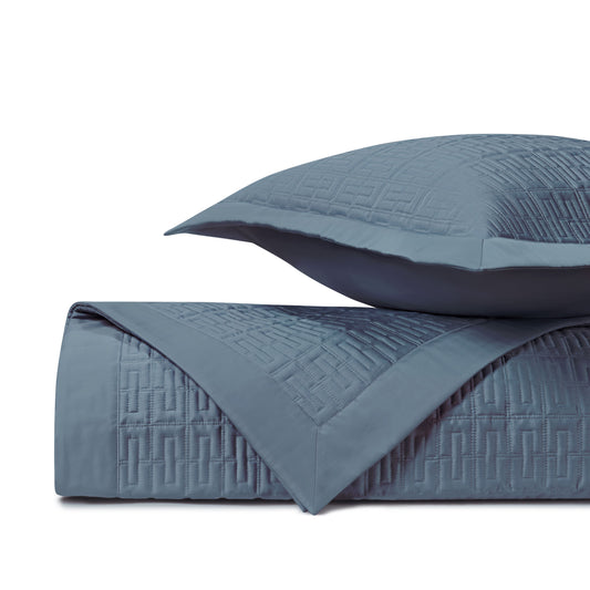 Londres Quilted Collection in Royal Sateen by Home Treasures | Made in the USA of the finest Italian fabrics