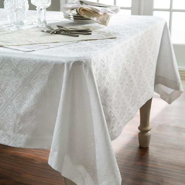 Home Treasures Luciana Scroll Table Linens - Thumbnail 2