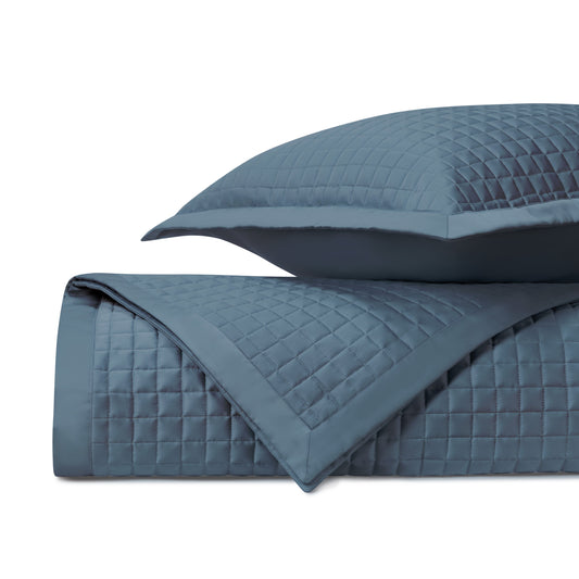 Time Square Quilted Collection in Royal Sateen by Home Treasures | Made in the USA of the finest Italian fabrics